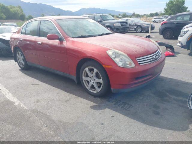  Salvage INFINITI G35x
