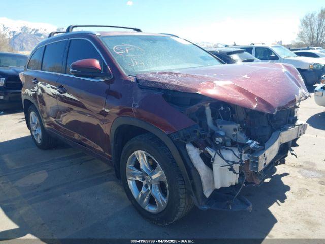  Salvage Toyota Highlander