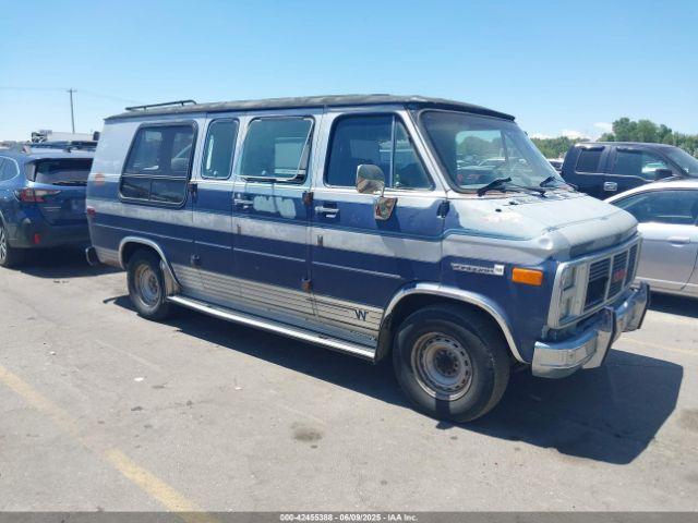  Salvage GMC Rally Wagon   Van