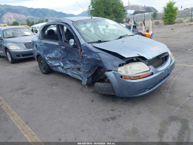  Salvage Chevrolet Aveo