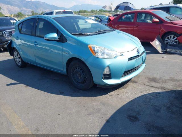  Salvage Toyota Prius c
