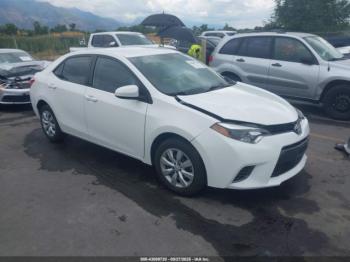  Salvage Toyota Corolla