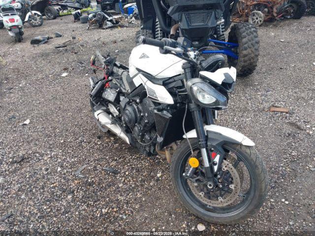  Salvage Triumph Motorcycle Street Triple