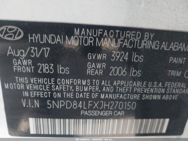 Hyundai ELANTRA Sel Image 17