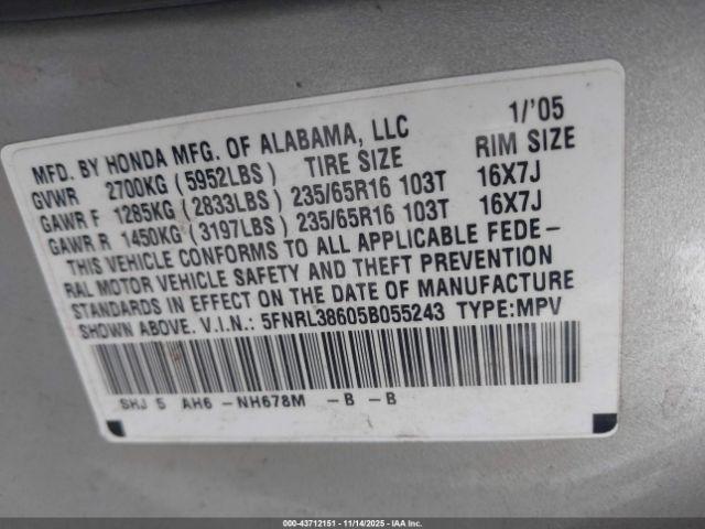 Honda Odyssey Ex-l Image 7