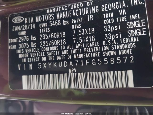 Kia Sorento Ex V6 Image 5