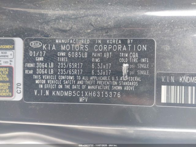 Kia Sedona Lx Image 13
