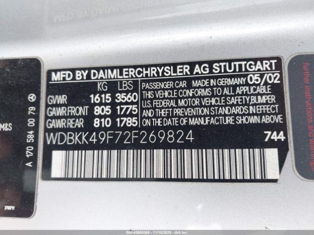 Mercedes-Benz Slk-class Kompressor Image 13