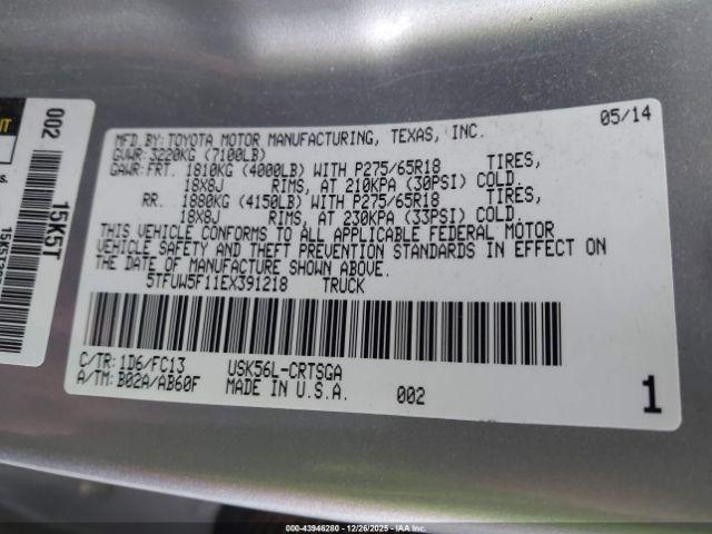 Toyota Tundra Sr5 5.7l V8 Image 7