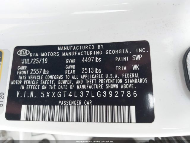 Kia Optima Lx Image 9