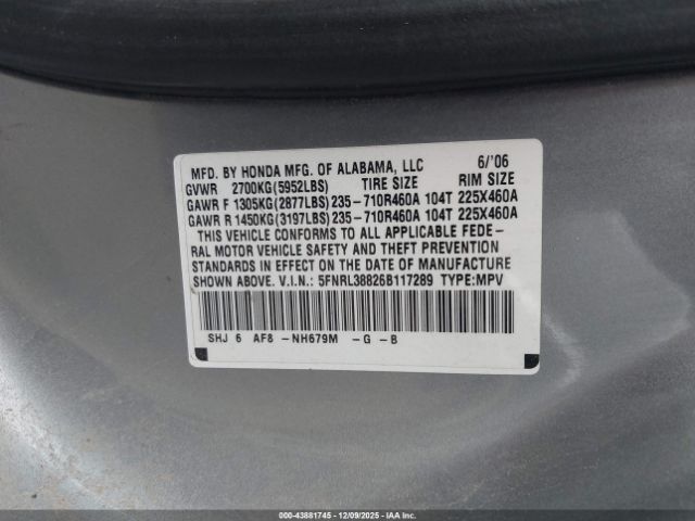 Honda Odyssey Touring Image 15