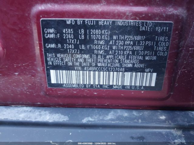 Subaru Outback 2.5i Premium Image 8