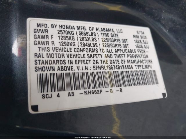 Honda Odyssey Ex Image 8