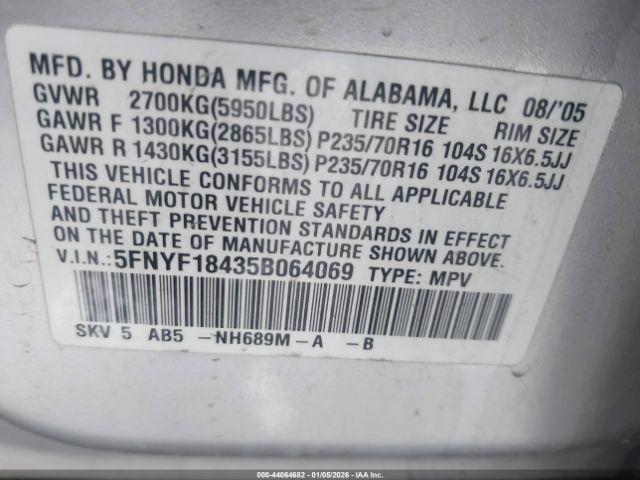 Honda Pilot Ex Image 2